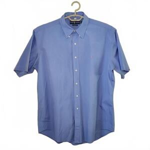Ralph Lauren Men's Classic Fit Dress Shirt Size L Blue